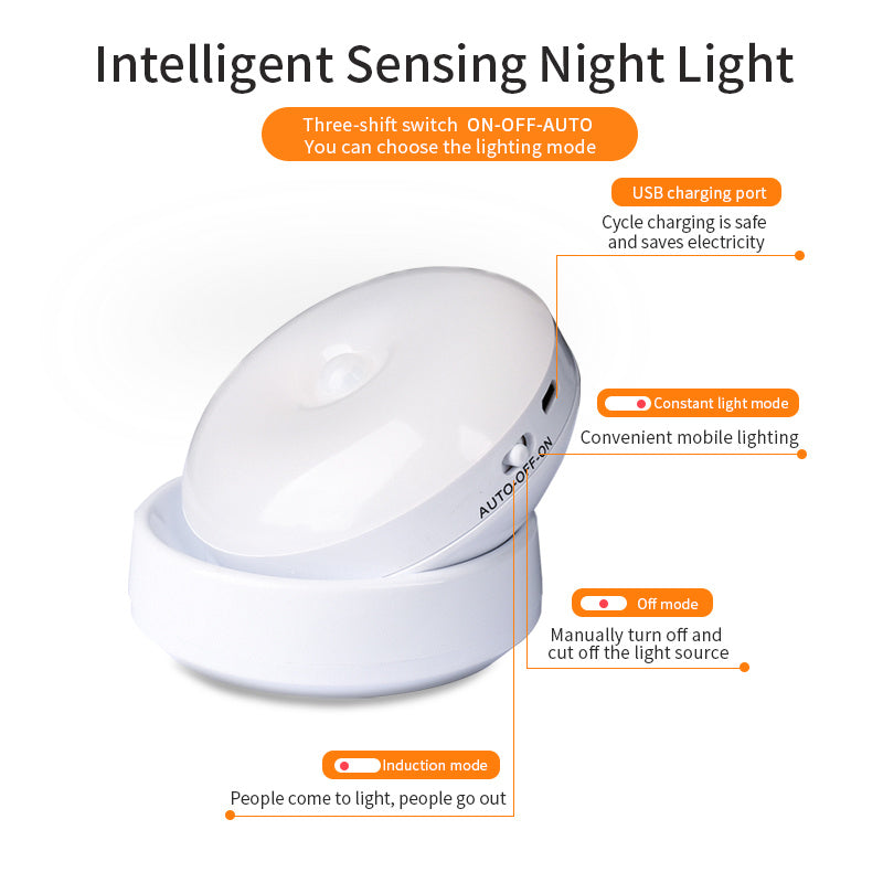 Rotating Human Body Sensor Light Corridor