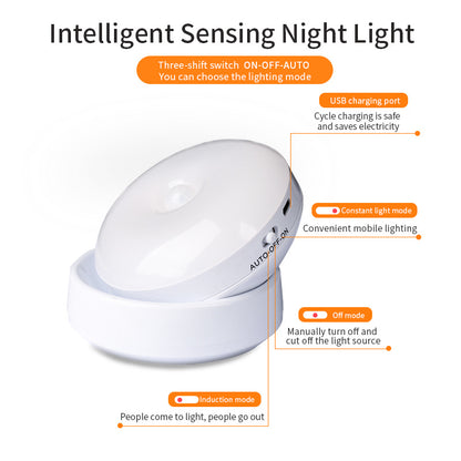 Rotating Human Body Sensor Light Corridor